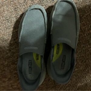 Skechers men Charcoal Slip-On Slippers